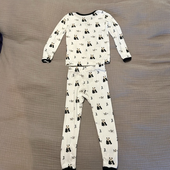 Kyte BABY long sleeve pajama in black and white zen (discontinued), 18-24 months - Picture 2 of 3